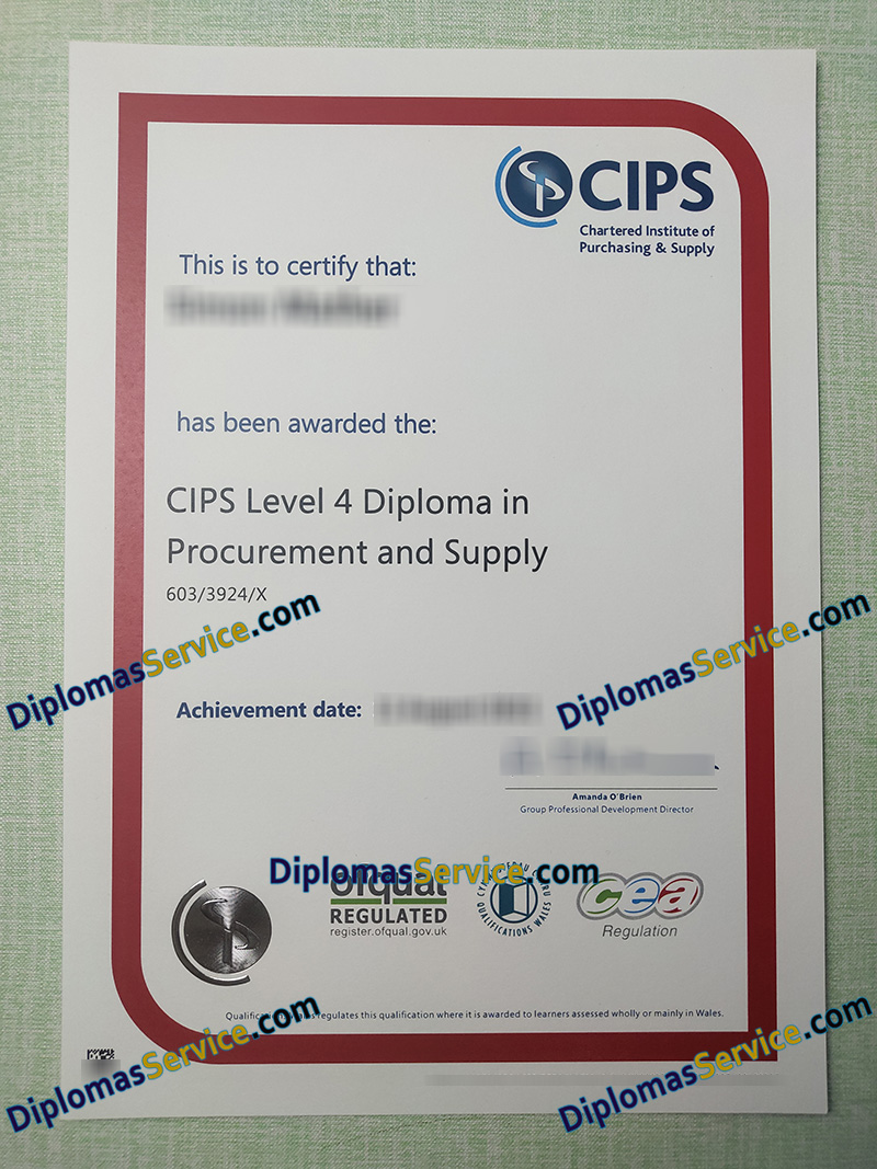 CIPS level 4 diploma, CIPS diploma,
