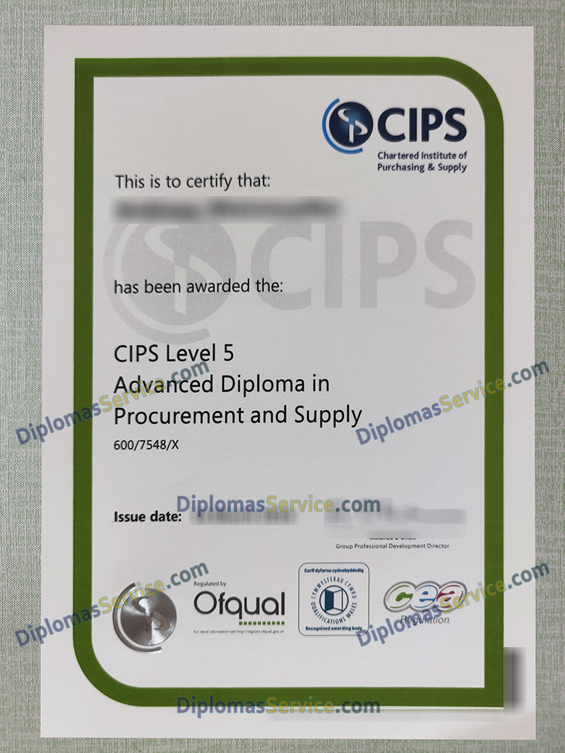 CIPS level 5 diploma, CIPS certificate,