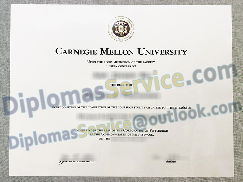 Carnegie Mellon University diploma, Carnegie Mellon University degree,