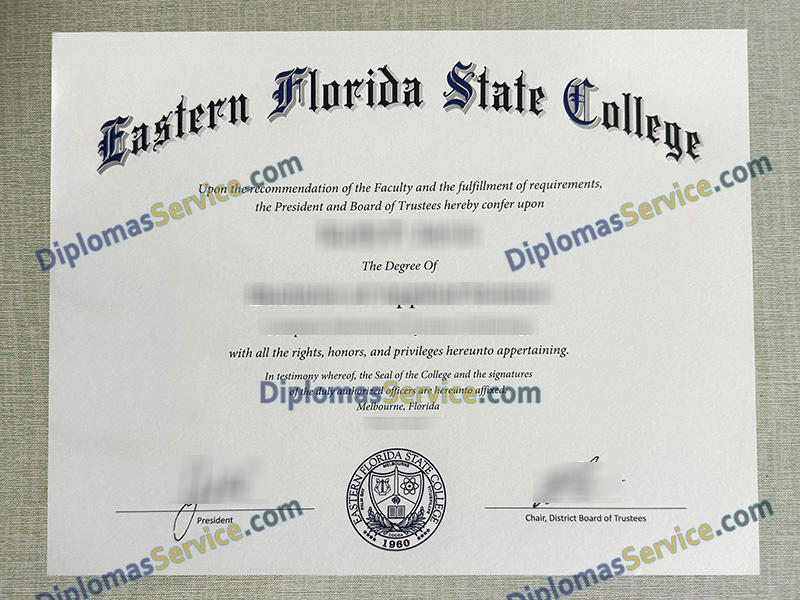 Eastern Florida State College diploma, Eastern Florida State College degree,