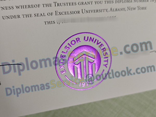Excelsior University diploma seal