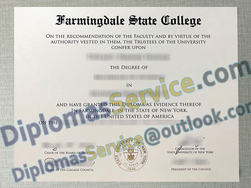 Farmingdale State College diploma, Farmingdale State College degree,