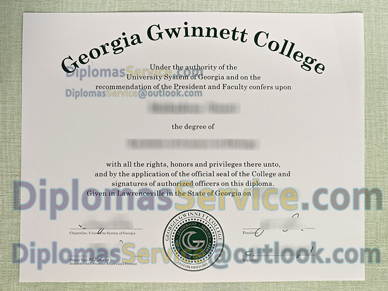 Georgia Gwinnett College diploma, Georgia Gwinnett College degree,