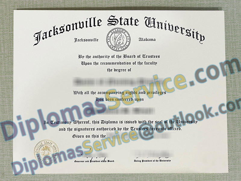 Jacksonville State University diploma, Jacksonville State University degree,