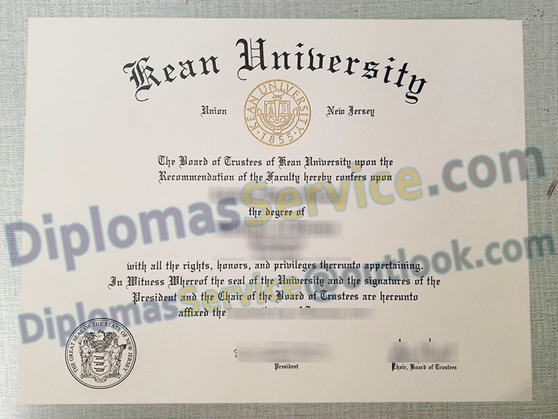 Kean University diploma, Kean University degree,