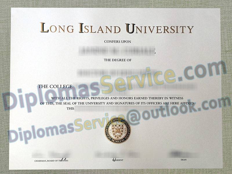 Long Island University diploma, Long Island University degree,