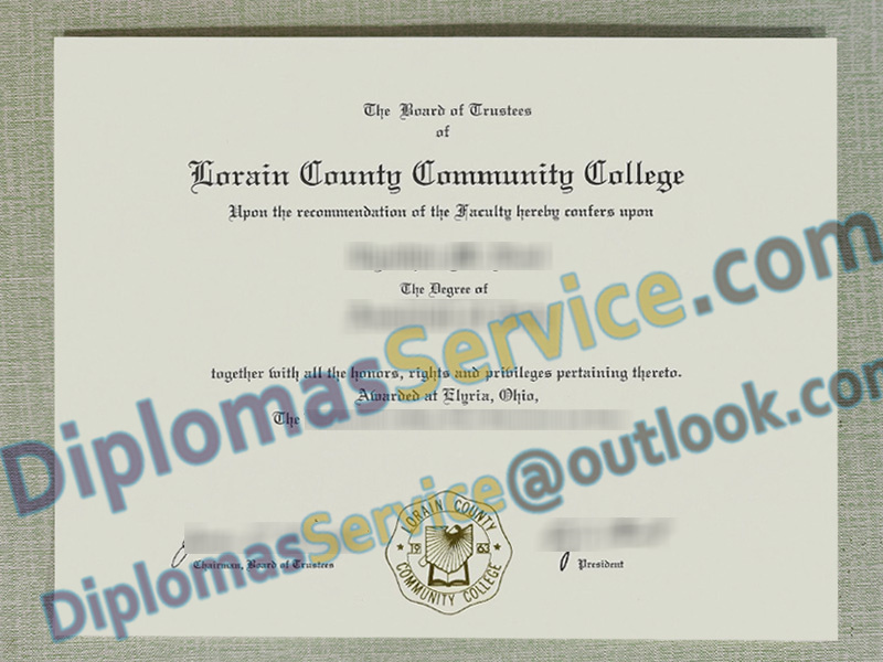 Lorain County Community College diploma, Lorain County Community College degree,