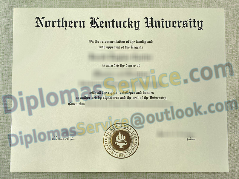Northern Kentucky University diploma, Northern Kentucky University degree,