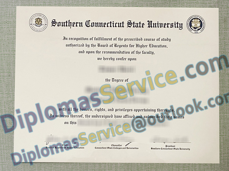 Southern Connecticut State University diploma, Southern Connecticut State University degree,
