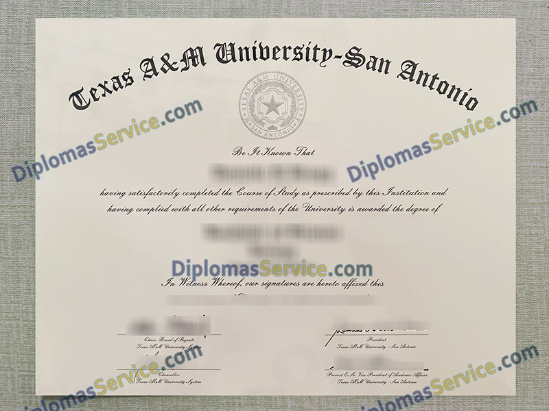 Texas A&M University-San Antonio diploma, Texas A&M University-San Antonio degree,