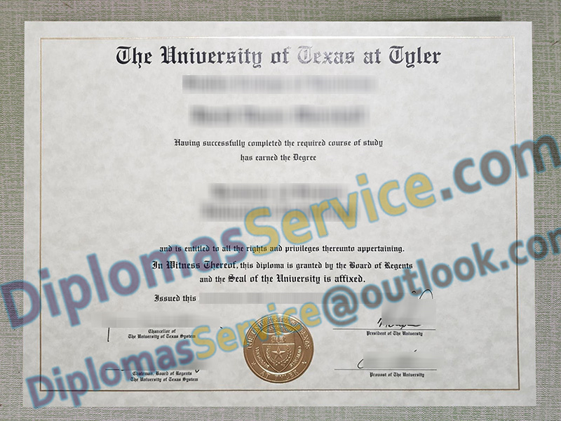 University of Texas at Tyler diploma, UT at Tyler degree,