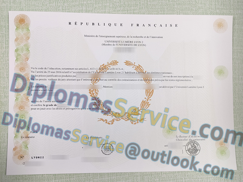 Université Lumière Lyon 2 diplôme, Université Lumière Lyon 2 licence,