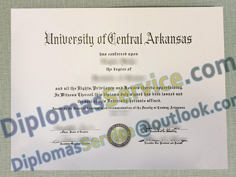 University of Central Arkansas diploma, University of Central Arkansas degree,