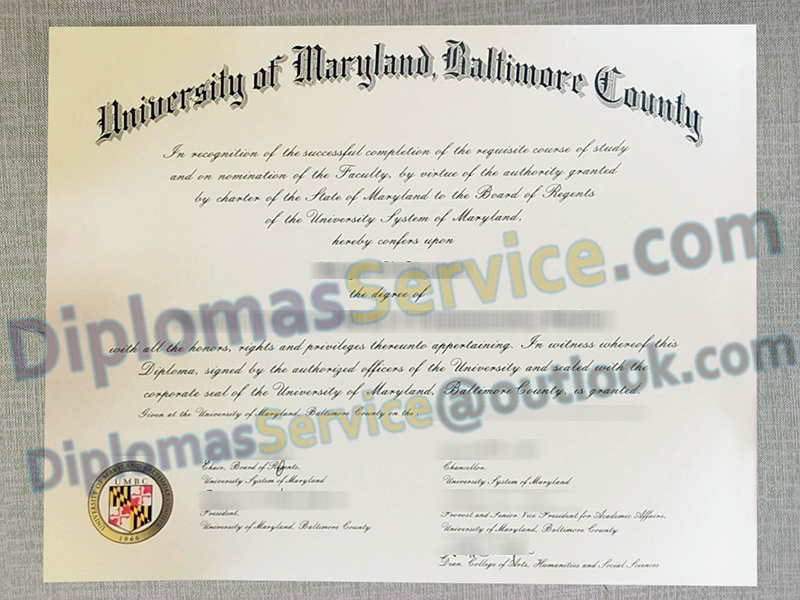 University of Maryland Baltimore County diploma, UMBC degree,
