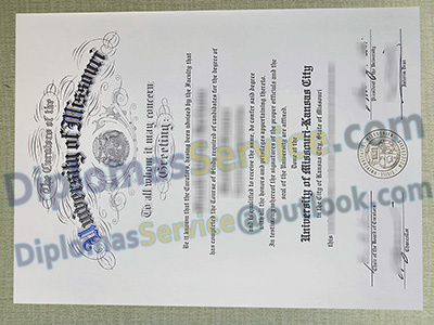 University of Missouri-Kansas City diploma