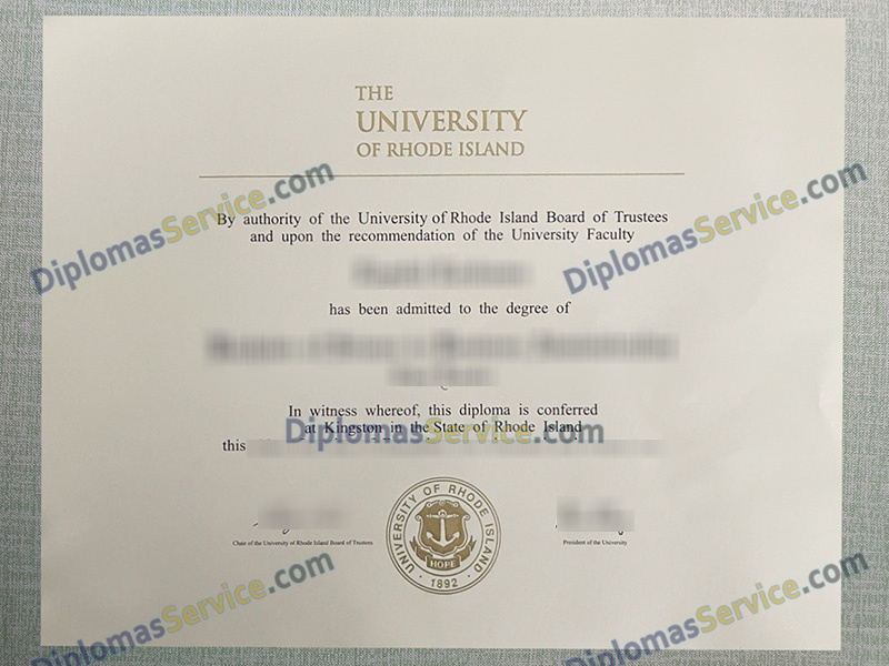 URI diploma, University of Rhode Island degree,