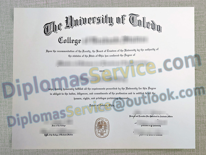 University of Toledo diploma, University of Toledo degree,