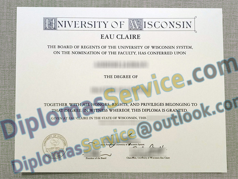 University of Wisconsin Eau Claire diploma, UW Eau Claire degree,