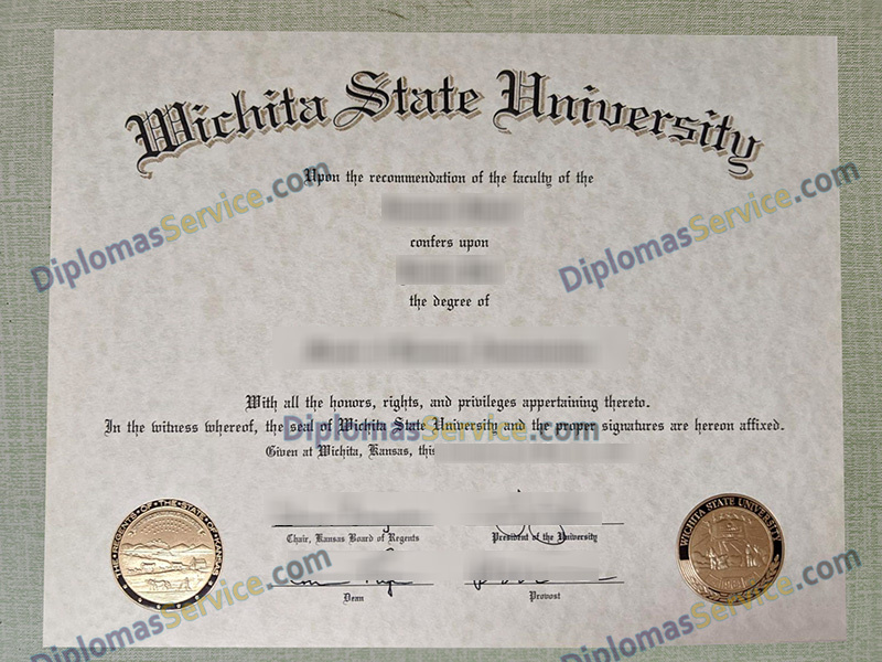 Wichita State University diploma, Wichita State University degree,