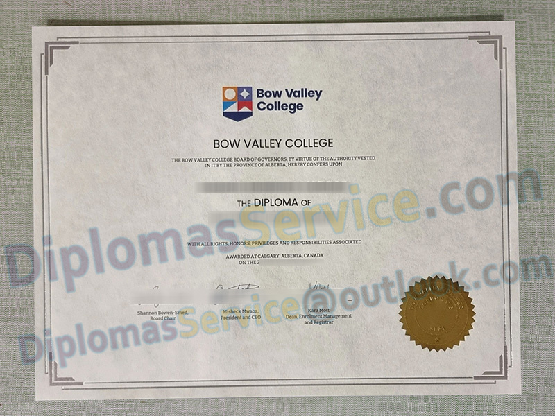 Bow Valley College diploma, Bow Valley College degree,