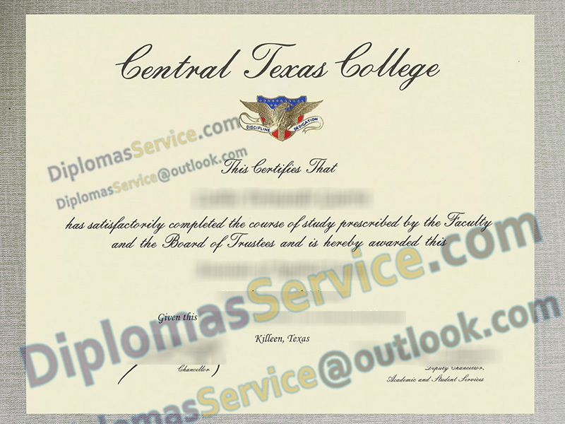 Central Texas College diploma, Central Texas College associate degree,