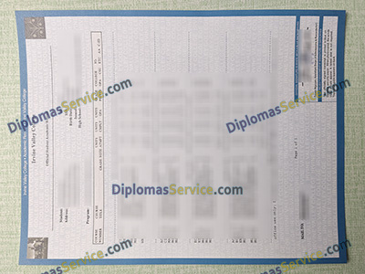 Irvine Valley College transcript