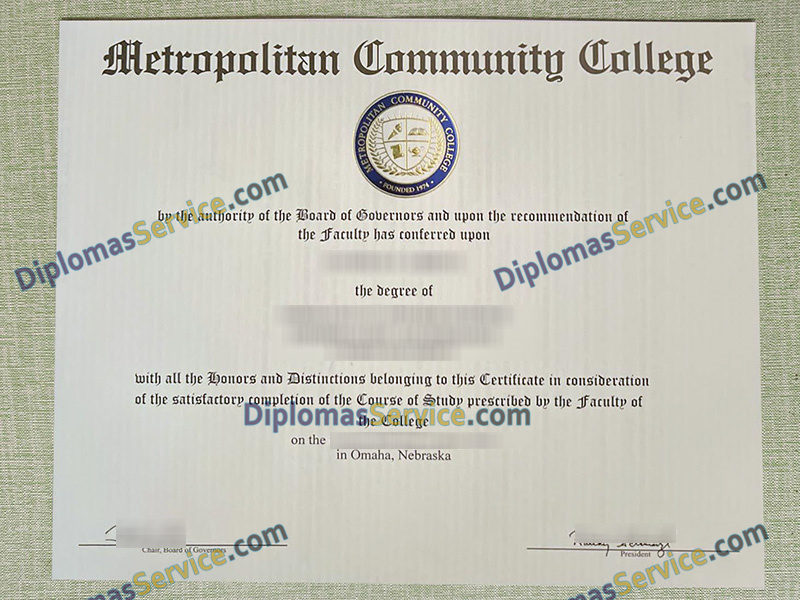 Metropolitan Community College diploma, Metropolitan Community College Nebraska degree,