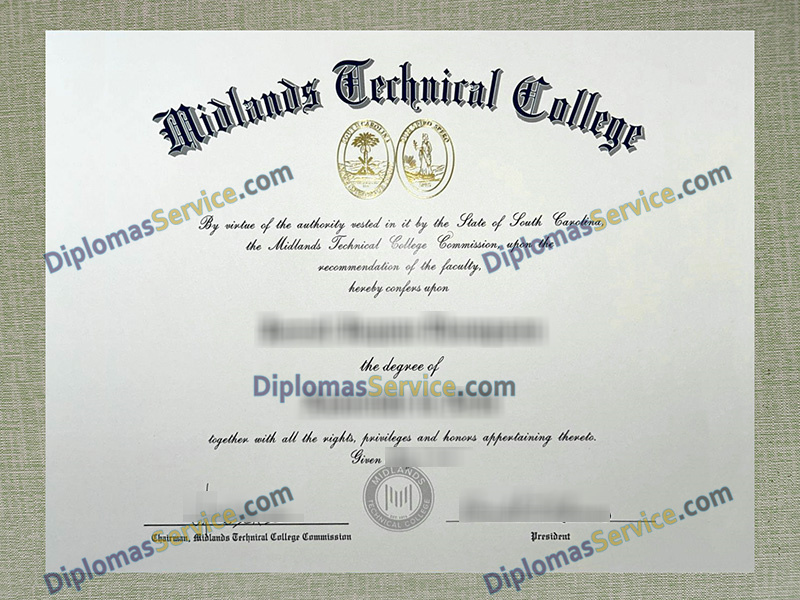 Midlands Technical College diploma, Midlands Technical College degree,