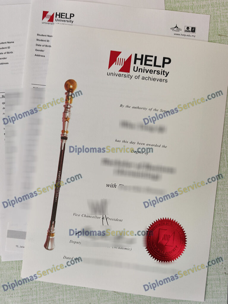 Help University degree, Help University diploma,