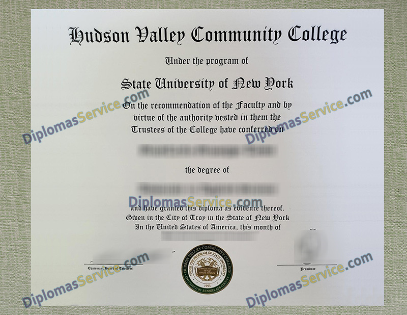 Hudson Valley Community College diploma, Hudson Valley Community College degree,