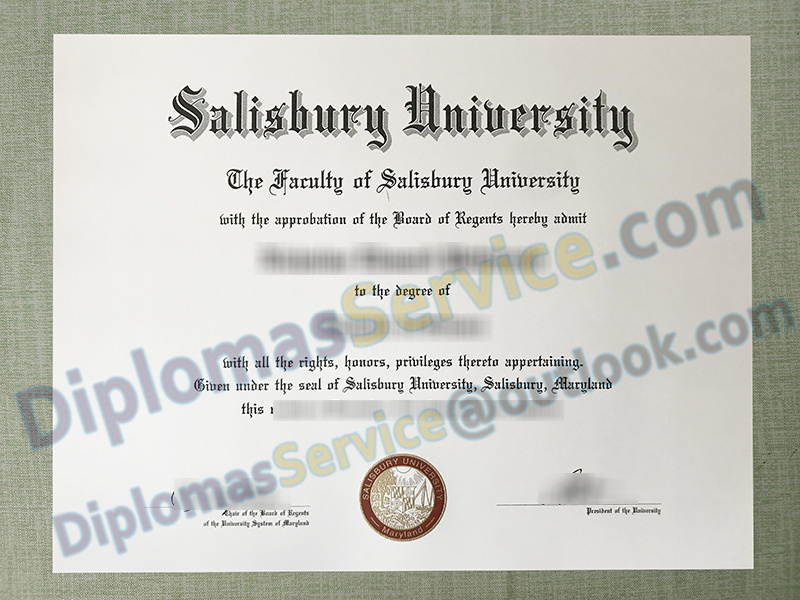 Salisbury University diploma, Salisbury University degree,