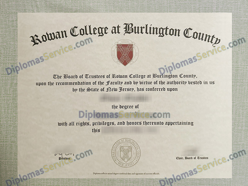 Burlington County College diploma, Burlington County College degree,