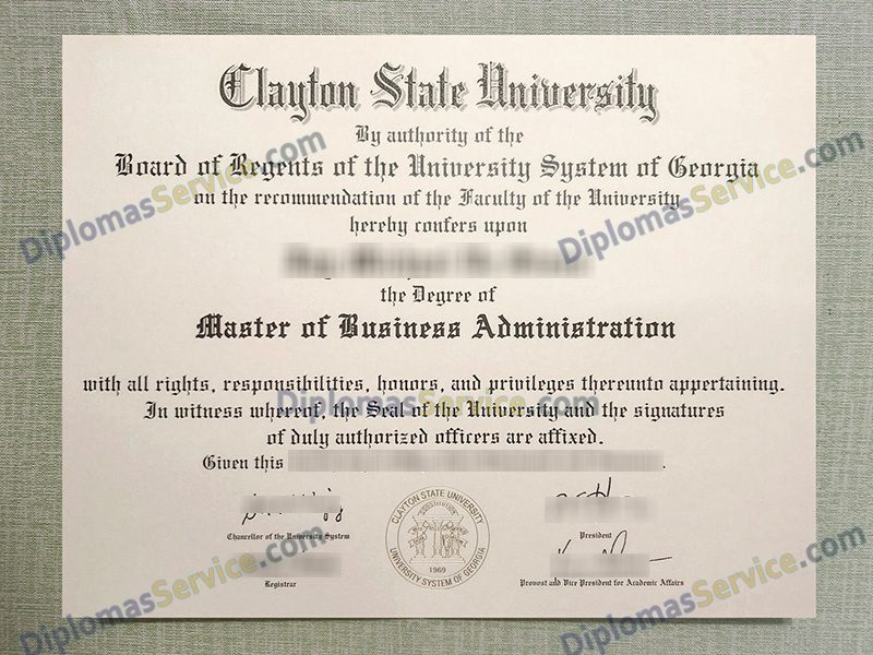 Clayton State University diploma, Clayton State University degree,