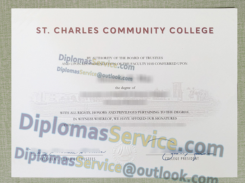 St Charles Community College diploma, St Charles Community College degree,