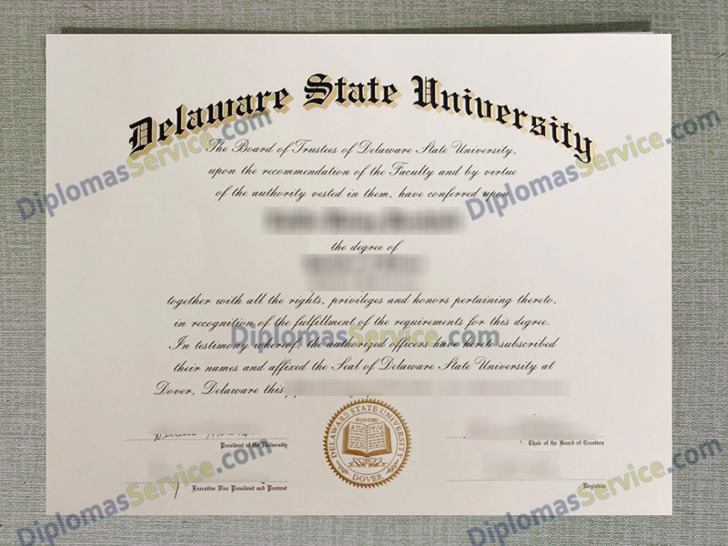 Delaware State University diploma, Delaware State University degree,