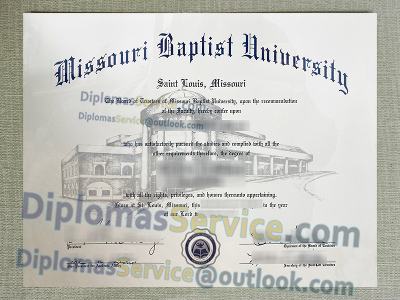 Missouri Baptist University diploma