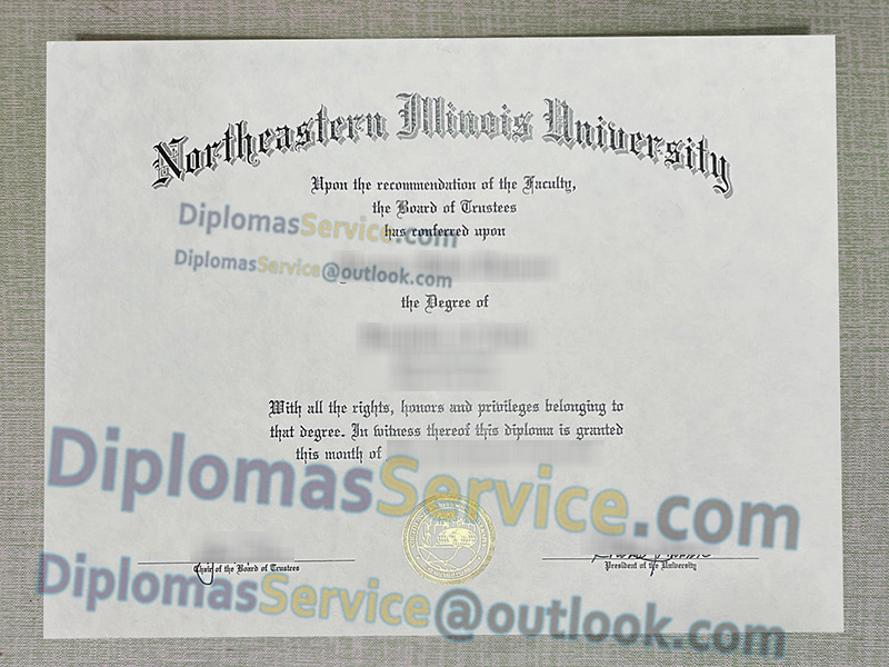 Northeastern Illinois University diploma