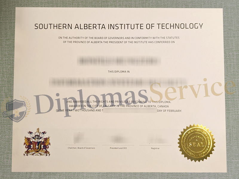 Southern Alberta Institute of Technology diploma