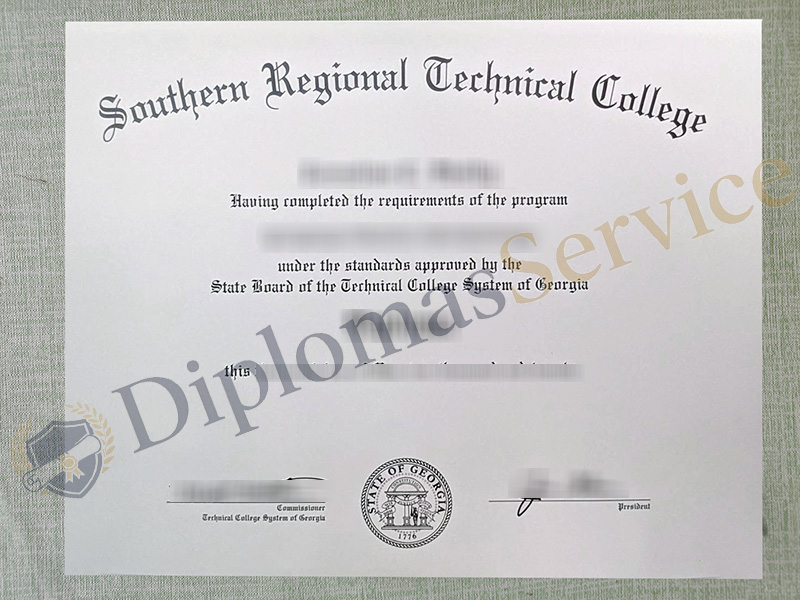 Southern Regional Technical College diploma