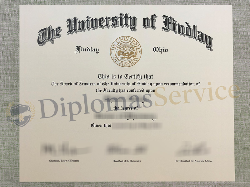 University of Findlay diploma