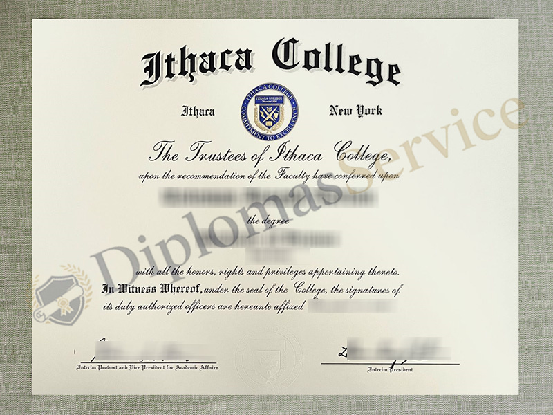 Ithaca College diploma