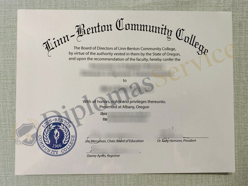 Linn-Benton Community College diploma