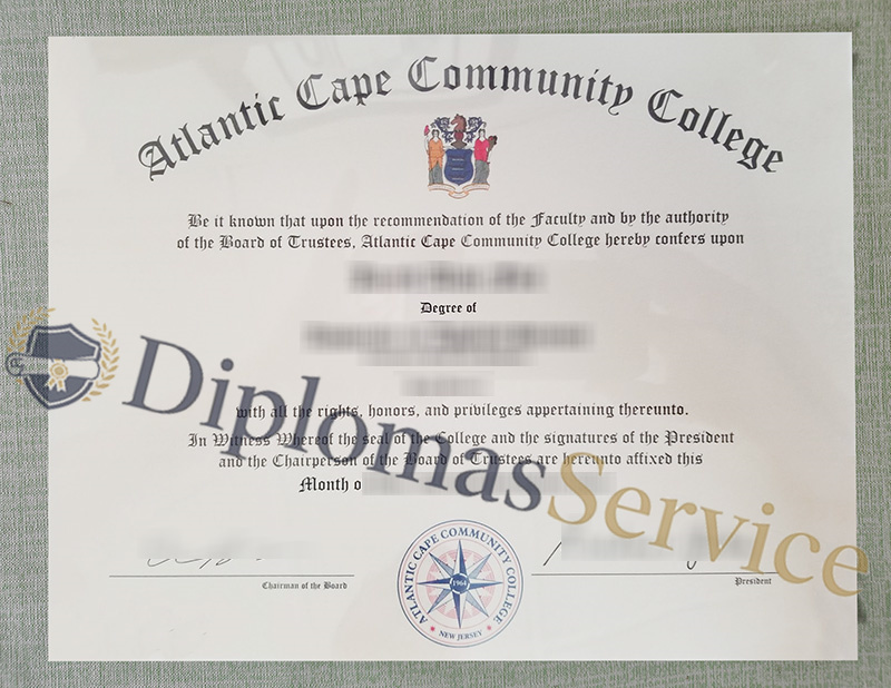 Atlantic Cape Community College diploma