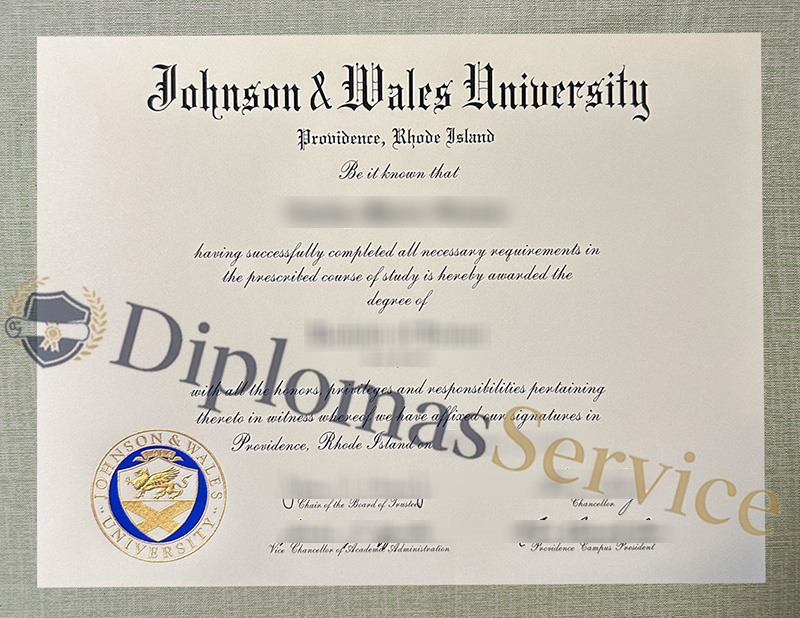 Johnson & Wales University diploma